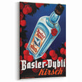 Vintage Basler-Dybli Kirsch Poster - Retro Liquor Advertising Art