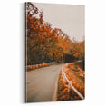Autumn Country Road - Fall Wall Art Autumn Canvas Art Print