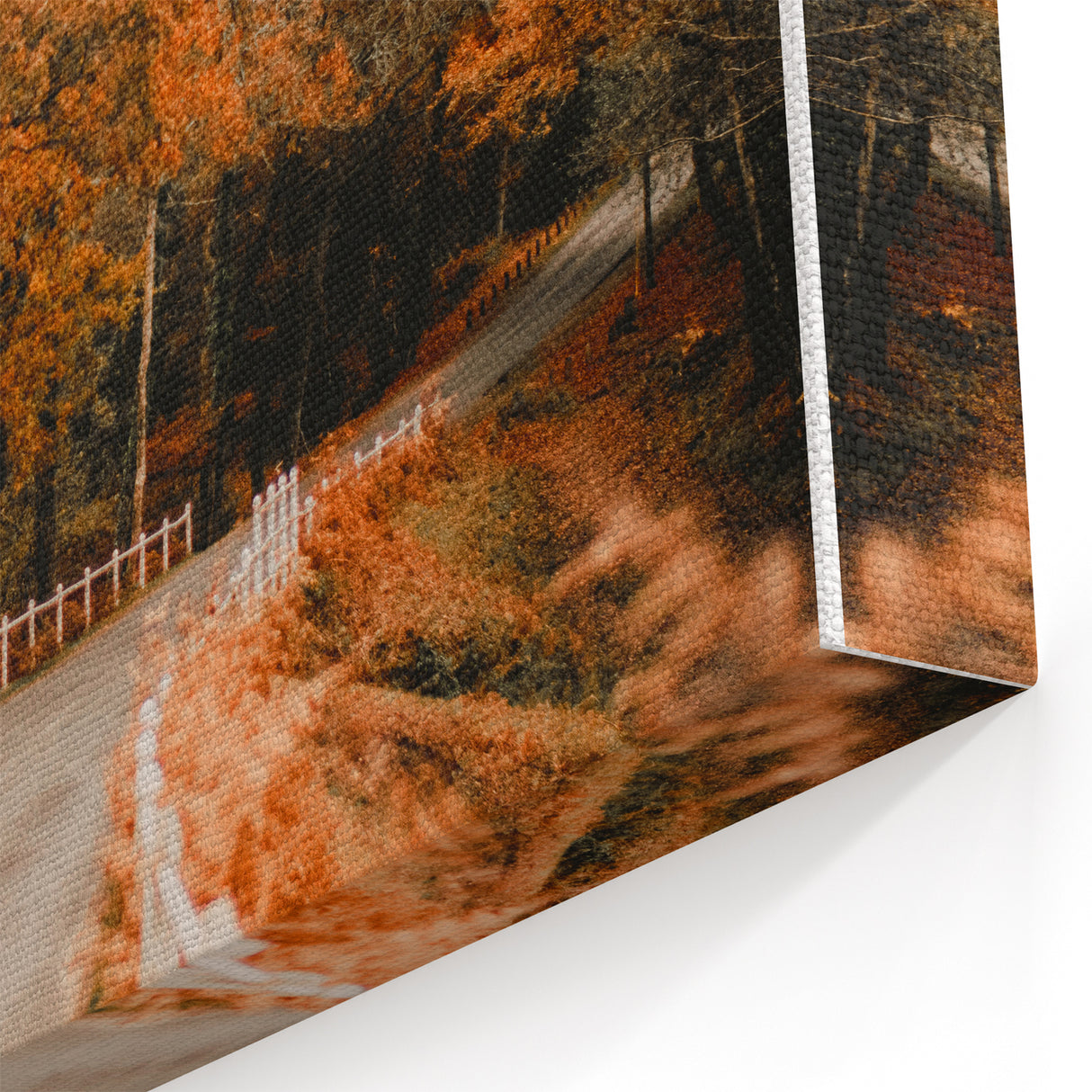 Autumn Country Road - Fall Wall Art Autumn Canvas Art Print