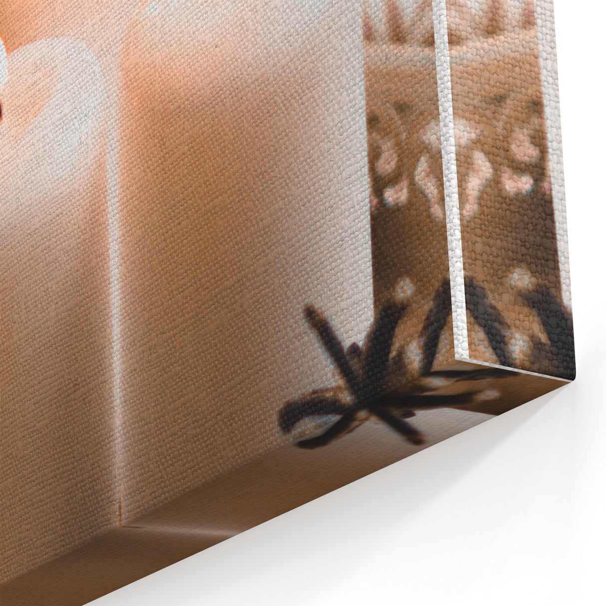 Autumn Candle Glow - Fall Wall Art Autumn Canvas Art Print