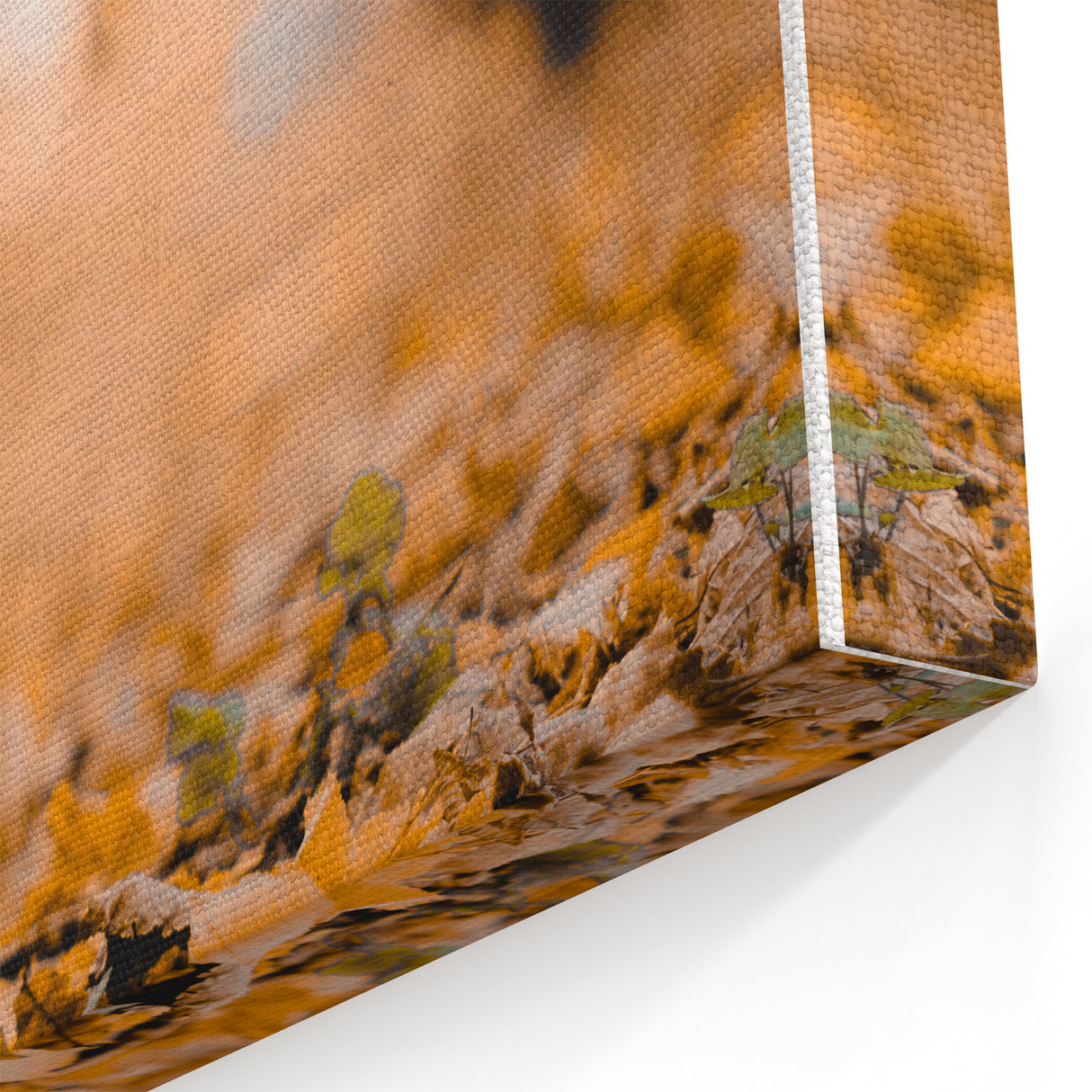 Golden Autumn Leaves - Fall Wall Art Autumn Canvas Art Print