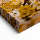 Golden Autumn Leaves - Fall Wall Art Autumn Canvas Art Print