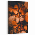 Rustic Fall Wall Art – Autumn Leaves Canvas Print for Home Décor