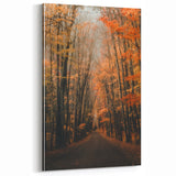 Autumn Forest Path – Serene Fall Wall Art for Seasonal Décor