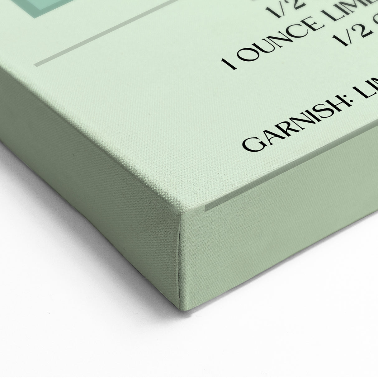 Margarita Cocktail Recipe - Bar Wall Art for Kitchen & Home Decor