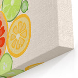 Citrus Lemons Illustration - Beverage Wall Art for Kitchen Decor