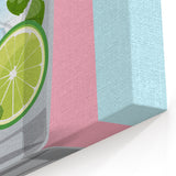 Gin & Tonic Cocktail Recipe - Bar Wall Art for Kitchen & Lounge