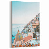 Positano Coastline - Summer Wall Art, Mediterranean Travel Print