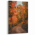 Scenic Autumn Road – Fall Wall Art with Vibrant Foliage
