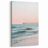 Tranquil Ocean Pier - Summer Wall Art, Coastal Landscape Print