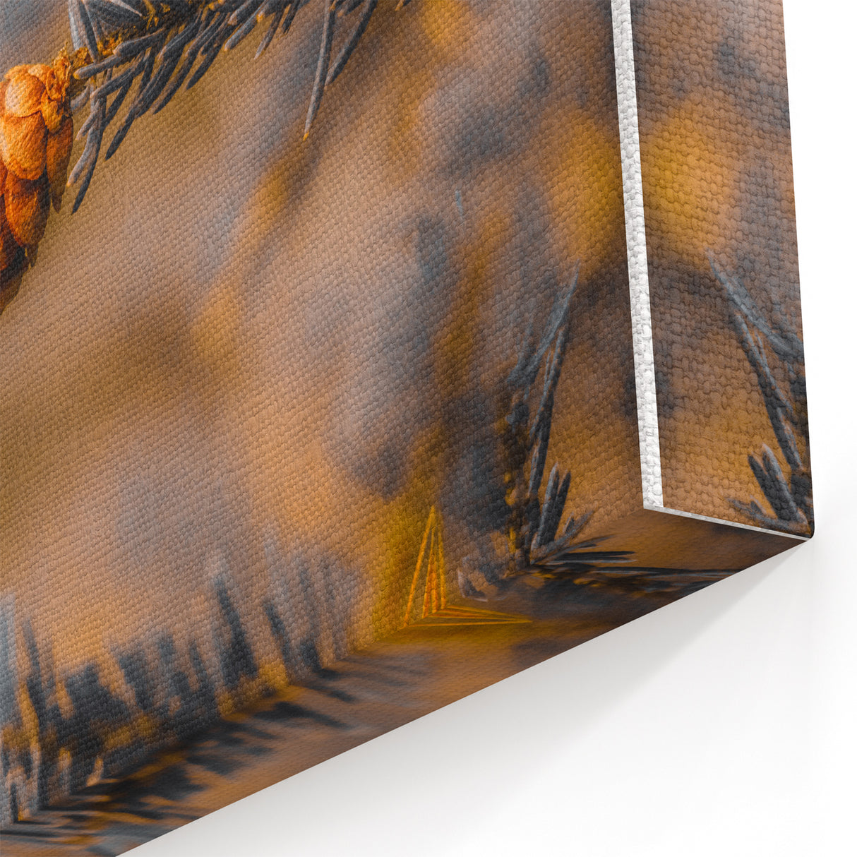 Rustic Pinecone Fall Wall Art – Nature-Inspired Canvas Print