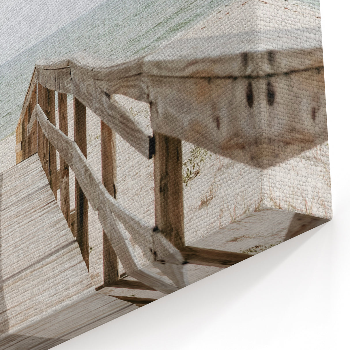 Seaside Boardwalk - Summer Wall Art, Coastal Beach Print