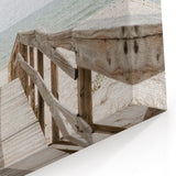 Seaside Boardwalk - Summer Wall Art, Coastal Beach Print