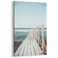 Rustic Ocean Pier - Summer Wall Art, Coastal Landscape Print