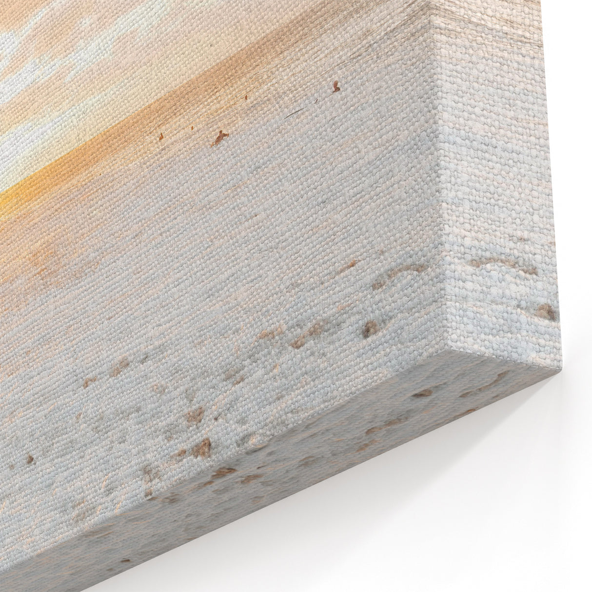 Golden Sunset Beach - Summer Wall Art, Coastal Landscape Print