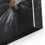 Dark Pumpkin Close-Up – Moody Fall Wall Art for Home Décor