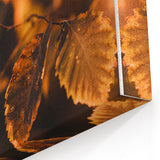 Golden Autumn Leaves – Warm Fall Wall Art for Home Décor