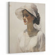 Graceful Vintage Woman Portrait – Antique Canvas & Prints
