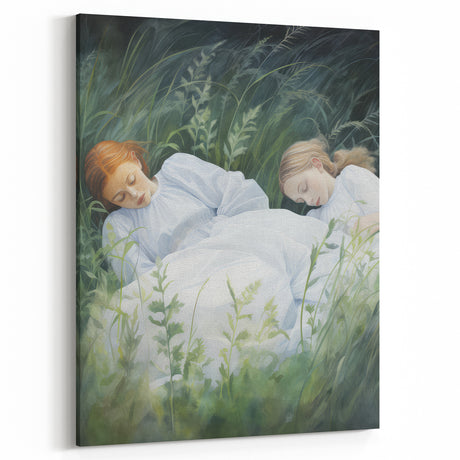 Timeless Vintage Portrait Art - Classic Retro Wall Decor Print