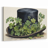 Leprechaun Hat – Shamrocks St. Patrick’s Day Wall Art Print