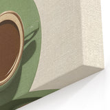 Minimalist Coffee Art - Coffee Wall Art for Kitchen & Café Decor