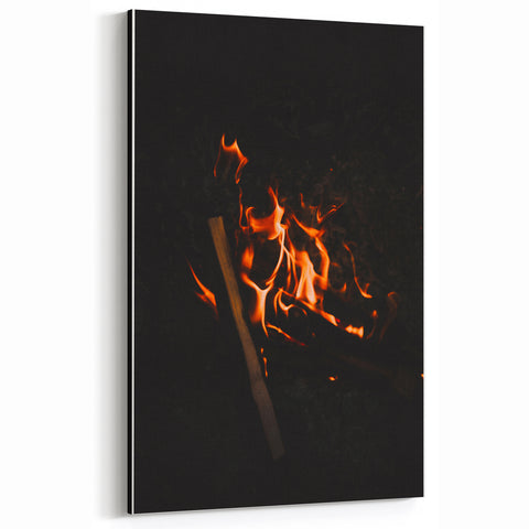 Autumn Bonfire Glow – Fall Wall Art for Cozy Home Decor