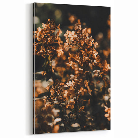 Golden Autumn Blossoms – Fall Wall Art for Seasonal Elegance