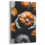 Harvest Pumpkin Still Life – Fall Wall Art for Cozy Decor