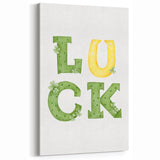 Lucky Shamrock St. Patrick’s Day Wall Art – Irish Wall Art Print