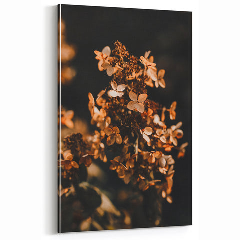 Golden Autumn Flowers – Fall Wall Art for Seasonal Warmth