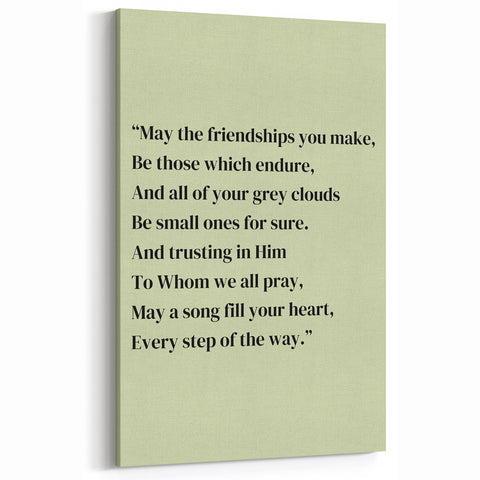 Irish Blessing St. Patrick’s Day Wall Art – Celtic Wall Art Print