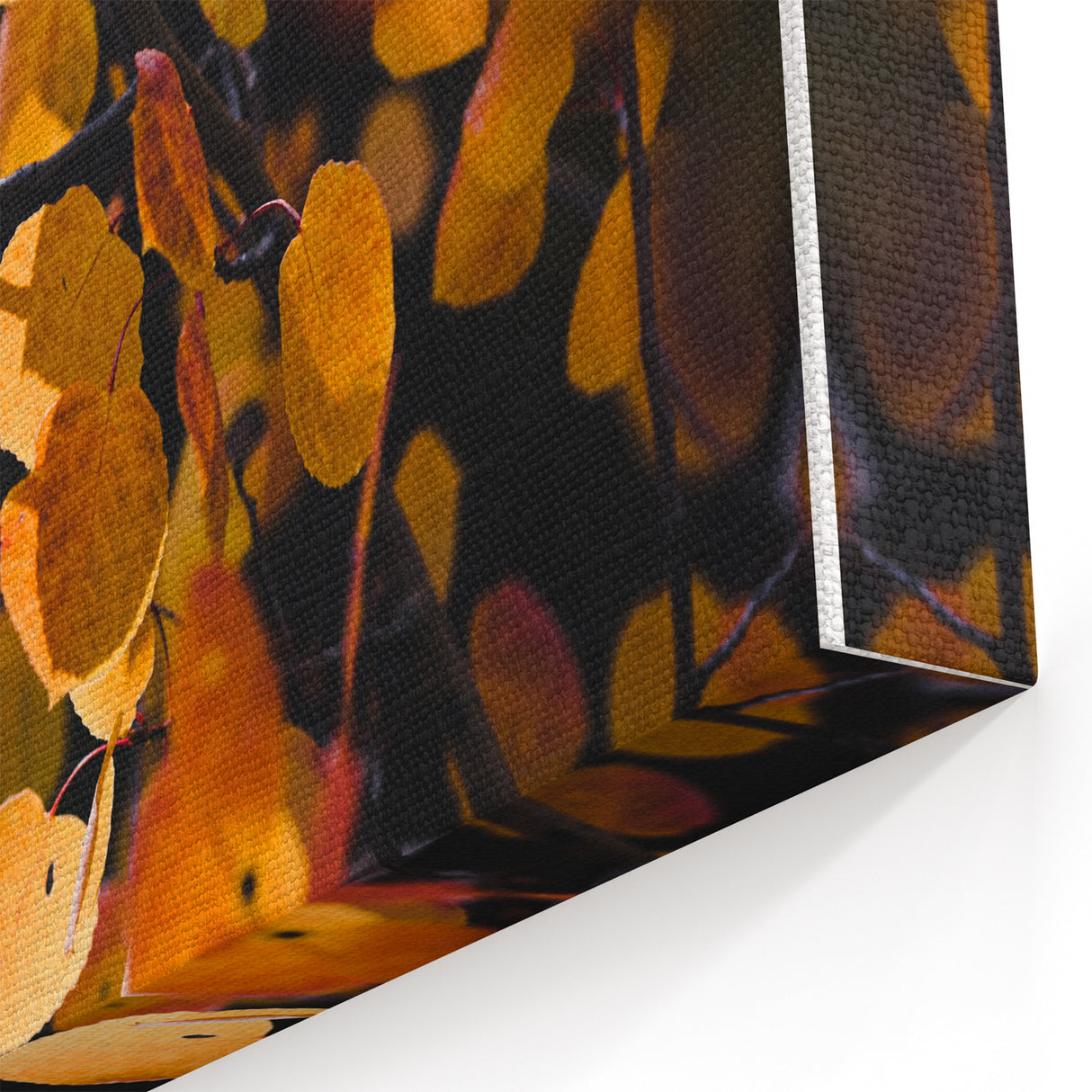 Golden Autumn Leaves – Fall Wall Art for Seasonal Elegance