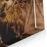 Autumn Chestnut Close-Up – Fall Wall Art for Rustic Decor