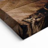 Autumn Chestnut Close-Up – Fall Wall Art for Rustic Decor