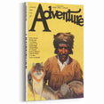 Vintage "Adventure" Magazine Cover Wall Art - 1922 Retro Print