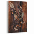 Rustic Frosted Leaves – Fall Wall Art for Cozy Autumn Charm