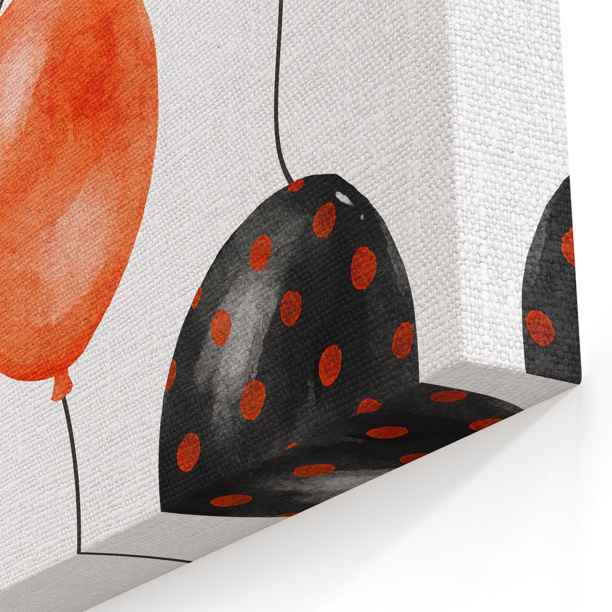 Spooky Halloween Balloons Canvas Art - Halloween Wall Decorations