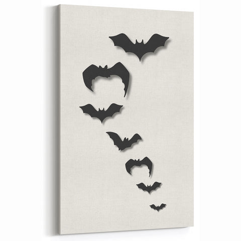 Flying Bats Halloween Wall Art - Spooky Halloween Wall Decorations