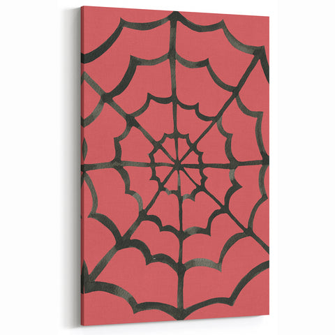 Spider Web Halloween Wall Art - Spooky Halloween Wall Decorations
