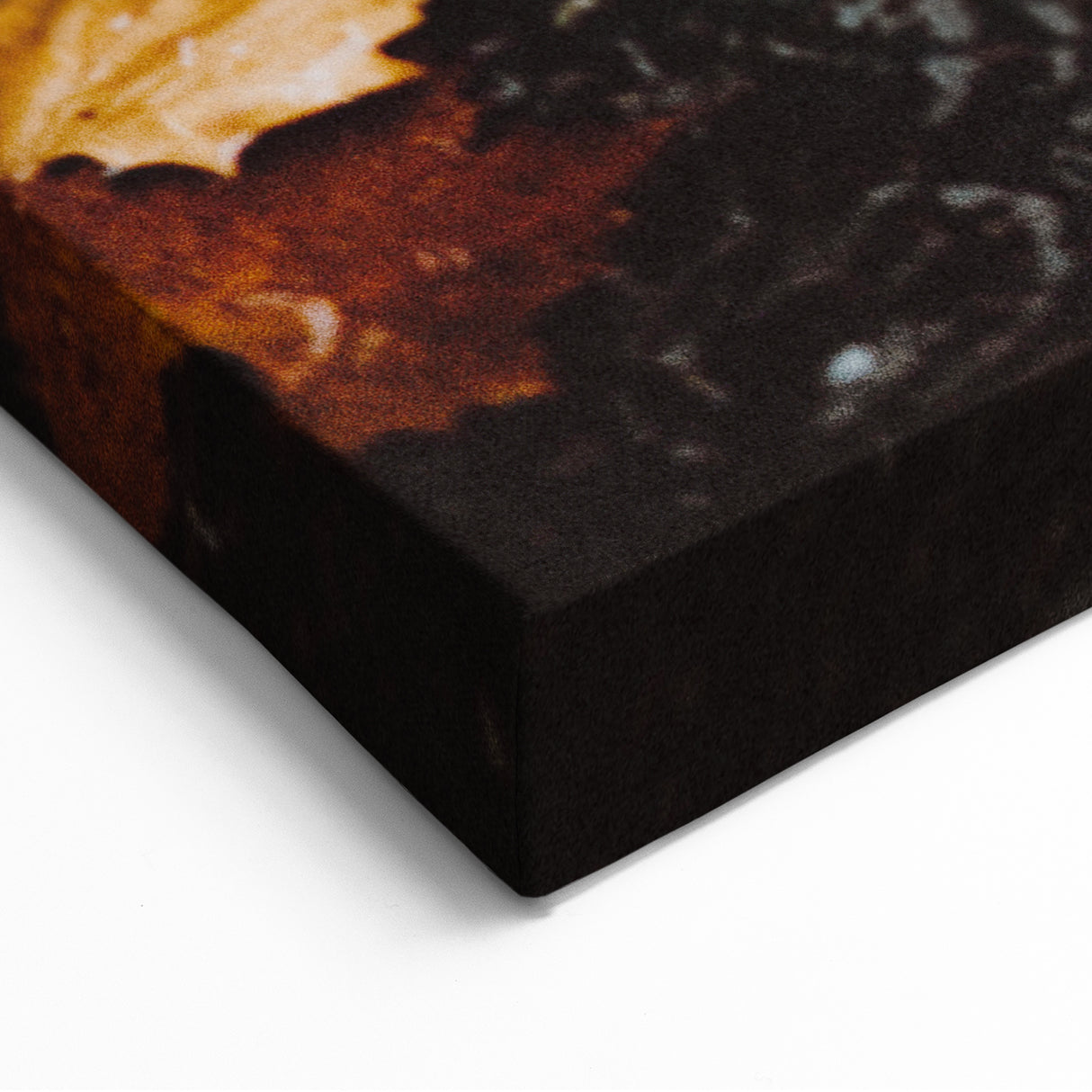 Golden Leaves in Rain – Fall Wall Art for Cozy Autumn Ambiance