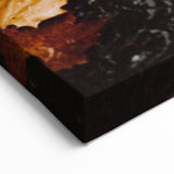 Golden Leaves in Rain – Fall Wall Art for Cozy Autumn Ambiance