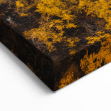 Misty Waterfall in Autumn Forest – Fall Wall Art for Nature Lovers