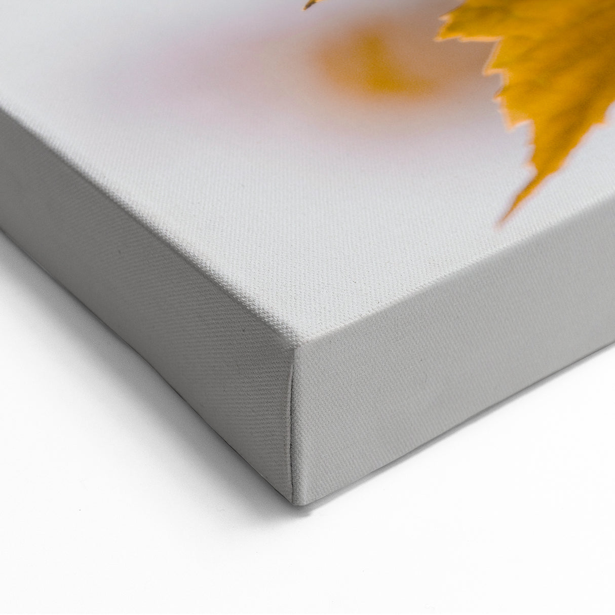 Golden Autumn Leaves Close-Up – Fall Wall Art for Seasonal Charm