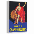 Vintage Bière Champigneulles Advertising Poster - Retro Wall Art