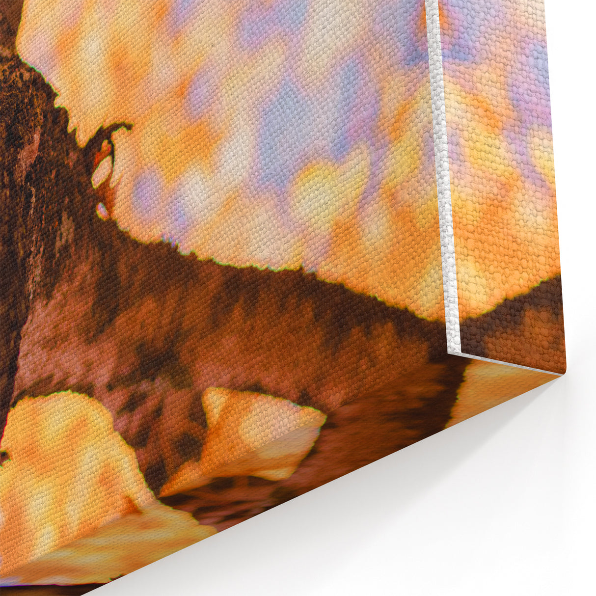 Golden Autumn Tree Perspective – Fall Wall Art for Warm Interiors