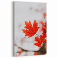 Vibrant Red Maple Leaves – Fall Wall Art for Seasonal Elegance