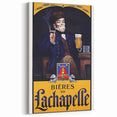 Vintage Advertising Poster: Bières de La Chapelle Retro Wall Art