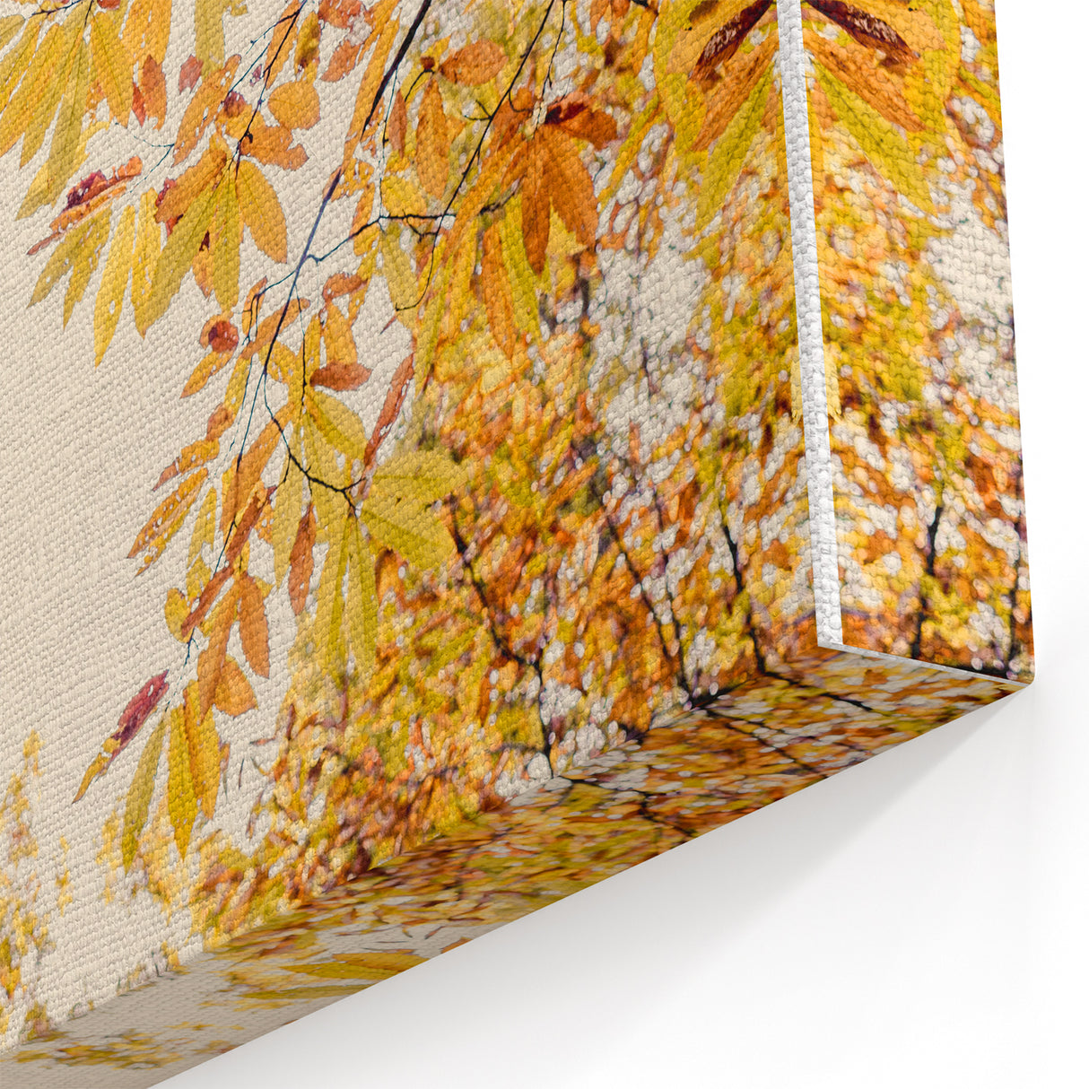 Golden Fall Canopy – Autumn Wall Art for Warm and Cozy Interiors