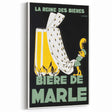 Vintage Advertising Poster: Bières de Marle Retro Wall Art