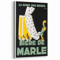 Vintage Advertising Poster: Bières de Marle Retro Wall Art